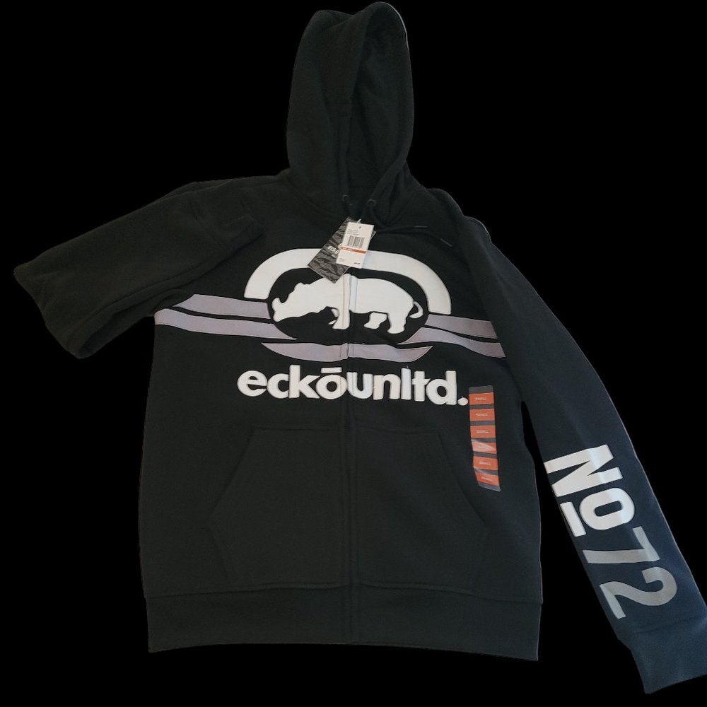 Ecko Unlimited Black Full Zip Hoodie